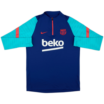 2021-22 Barcelona Nike 1/4 Zip Drill Top - 6/10 - (M)