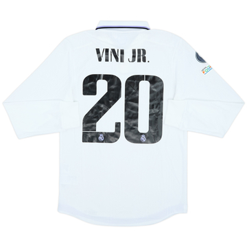 Camiseta de local de manga larga del Real Madrid 2022-23 Vini Jr #20 (S)