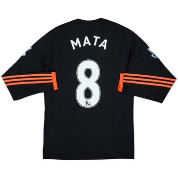 Camiseta de la tercera equipación versión jugador del Manchester United 2015-16 L/S Mata #8 (M)