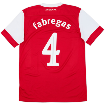 2010-11 Arsenal Home Shirt Fabregas #4 - 5/10 - (S)