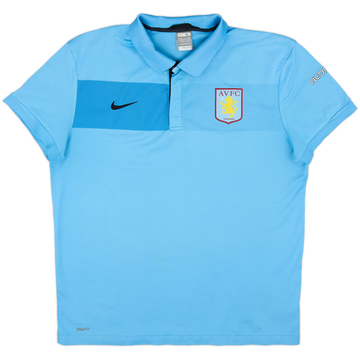 2009-10 Aston Villa Nike Polo Shirt - 8/10 - (XL)