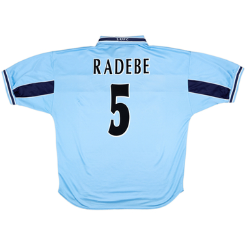 Camiseta de visitante del Leeds United 1999-00 Radebe #5 - 8/10 - (XL)
