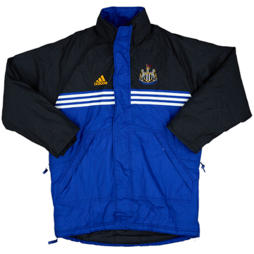 1998-99 Newcastle United adidas Chamarra acolchada de banquillo - 8/10 - (S/M)