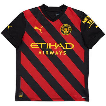 2022-23 Manchester City Away Shirt - 8/10 - (L.Boys)