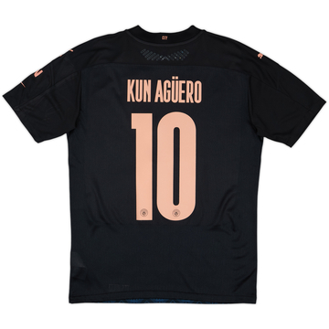 2020-21 Manchester City Away Shirt Kun Aguero #10 (M)