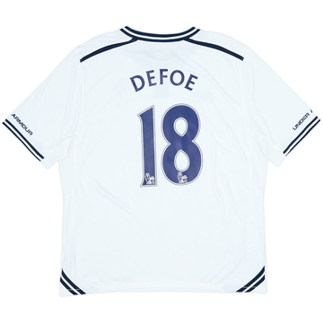 2013-14 Tottenham Home Shirt Defoe #18 - 8/10 - (XL)