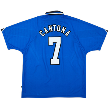 1996-98 Manchester United Third Shirt Cantona #7 - 8/10 - (XL)