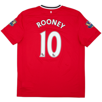 2011-12 Manchester United Home Shirt Rooney #10 - 9/10 - (XL)