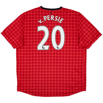 2012-13 Manchester United Home Shirt v.Persie #20 - 7/10 - (XXL)
