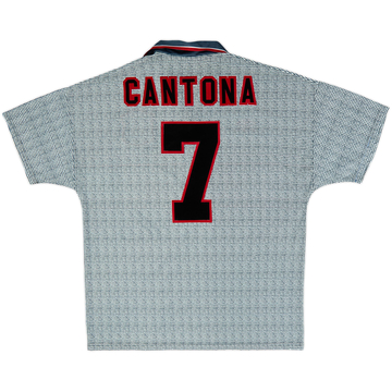 1995-96 Manchester United Away Shirt Cantona #7 - 8/10 - (XL)