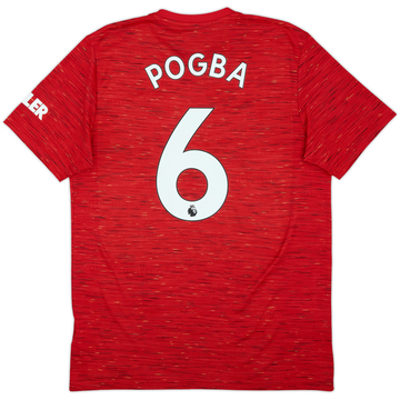 2020-21 Manchester United Home Shirt Pogba #6 - 9/10 - (L)