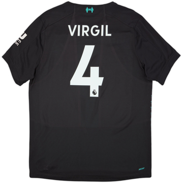 2019-20 Liverpool Third Shirt Virgil #4 - 9/10 - (L)
