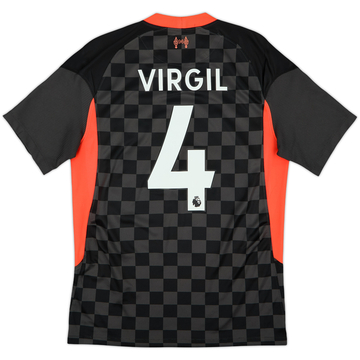 2020-21 Liverpool Third Shirt Virgil #4 - 9/10 - (S)