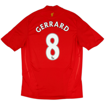 2008-10 Liverpool Home Shirt Gerrard #8 - 5/10 - (M)
