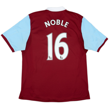 2013-14 West Ham Home Shirt Noble #16 - 9/10 - (XL)
