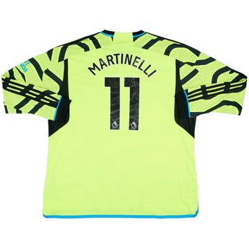 2023-24 Arsenal Away L/S Shirt Martinelli #11 - 8/10 - (3XL)