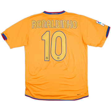 2006-08 Barcelona Away Shirt Ronaldinho #10 - 10/10 - (M)