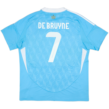 2024-25 Belgium Away Shirt DeBruyne #7 - 9/10 - (XL)