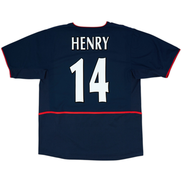 2002-04 Arsenal Away Shirt Henry #14 - 8/10 - (L)