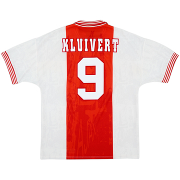 Camiseta de local del Ajax 1996-97 Kluivert #9 - 9/10 - (L)