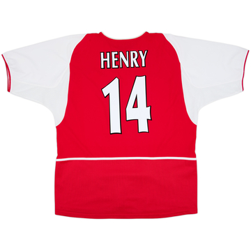 2002-04 Arsenal Local Camiseta Henry #14 - 8/10 - (XXL)