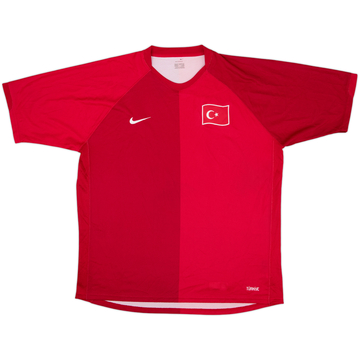 2006-08 Turkey Home Shirt - 9/10 - (XL)