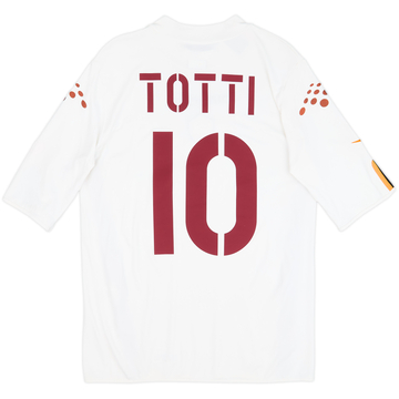 2003-04 Roma Camiseta Visitante Totti #10 - 8/10 - (L)