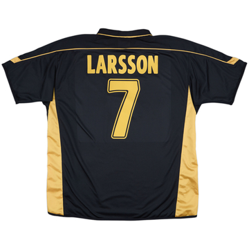 2003-04 Celtic Away Shirt Larsson #7 - 8/10 - (XXL)