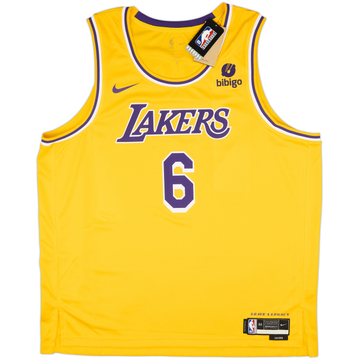2021-23 LA Lakers James #6 Nike Swingman Away Jersey (3XL)