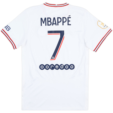 2021-22 Paris Saint-Germain Fourth Shirt Mbappe #7 - 10/10 - (S)