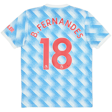 2021-22 Manchester United Away Shirt B.Fernandes #18 - 9/10 - (M)