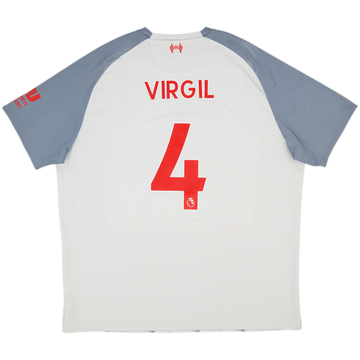 2018-19 Liverpool Third Shirt Virgil #4 - 6/10 - (XXL)