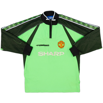 1998-99 Manchester United GK Shirt - 5/10 - (L.Boys)