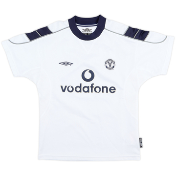 2000-01 Manchester United Away Shirt - 8/10 - (S.Boys)