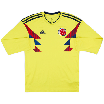 2018-19 Colombia Home L/S Shirt - 9/10 - (M)