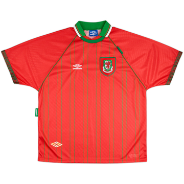 1994-96 Wales Home Shirt - 8/10 - (XXL)