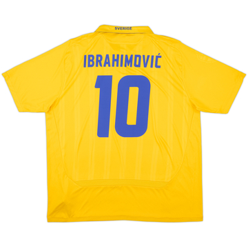 2009-10 Sweden Home Shirt Ibrahimovic #10 - 10/10 - (XXL)