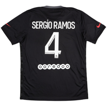 2021-22 Paris Saint-Germain Third Shirt Sergio Ramos #4 - 8/10 - (M)