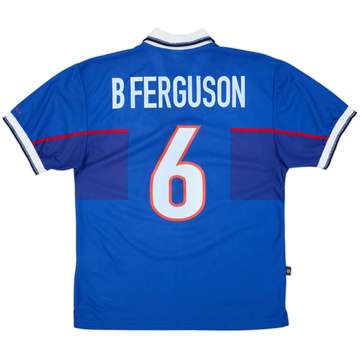 1997-99 Rangers Home Shirt B Ferguson #6 - 8/10 - (M)