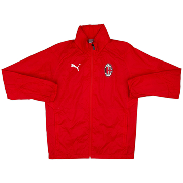 2018-19 AC Milan Puma Hooded Rain Jacket - 8/10 - (S)