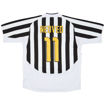 2003-04 Juventus Home Shirt Nedved #11 - 4/10 - (XL)