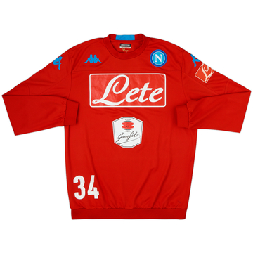 2016-17 Napoli Kappa Drill Top - 8/10 - (XL)