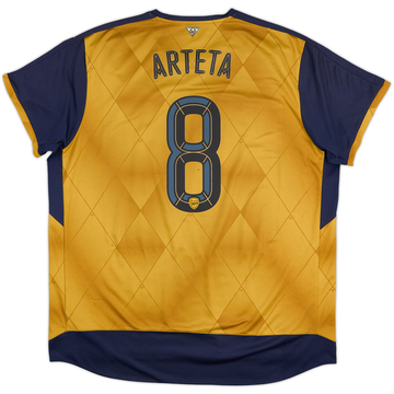 2015-16 Arsenal Away Shirt Arteta #8 - 8/10 - (XXL)
