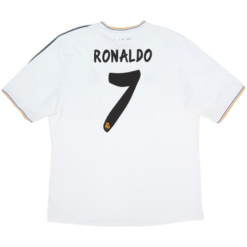 2013-14 Real Madrid Home Shirt Ronaldo #7 - 6/10 - (XXL)