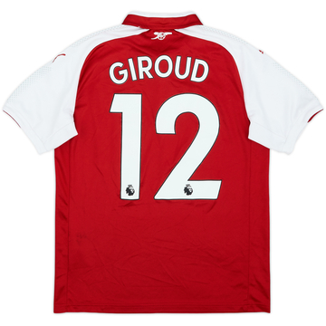 2017-18 Arsenal Home Shirt Giroud #12 - 6/10 - (XL.Boys)