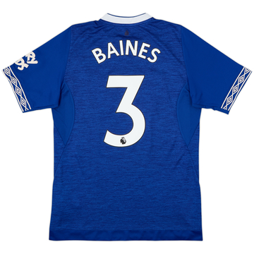 2018-19 Everton Home Shirt Baines #3 - 6/10 - (M)