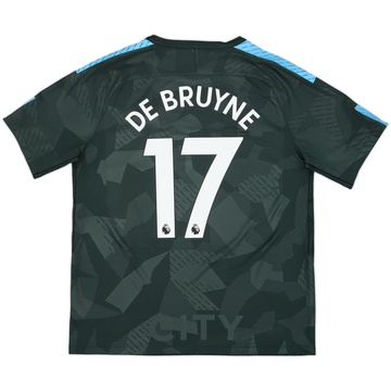 2017-18 Manchester City Third Shirt De Bruyne #17 - 9/10 - (L)