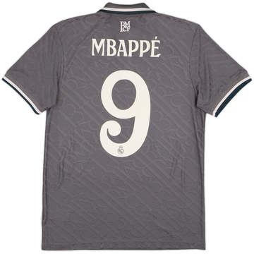 2024-25 Real Madrid Authentic Third Shirt Mbappe #9 - 9/10 - (M)