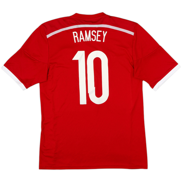 2013-15 Wales Home Shirt Ramsey #10 - 8/10 - (M)
