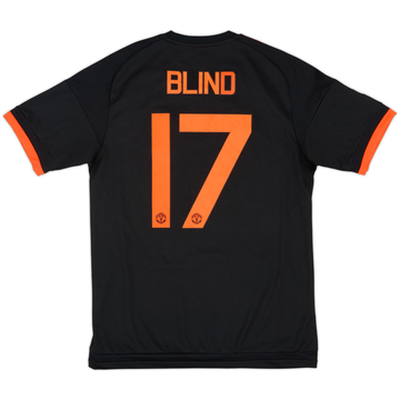 2015-16 Manchester United Third Shirt Blind #17 - 8/10 - (M)